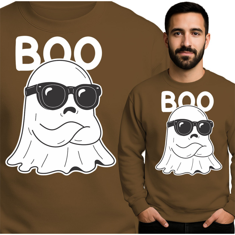 Bluza męska 'Fajna duchem - Boo!'