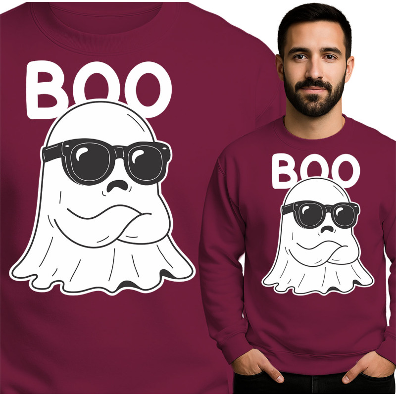 Bluza męska 'Fajna duchem - Boo!'