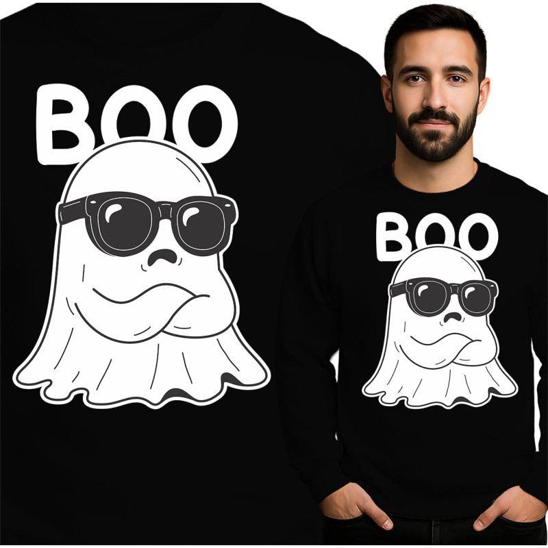 Bluza męska 'Fajna duchem - Boo!'
