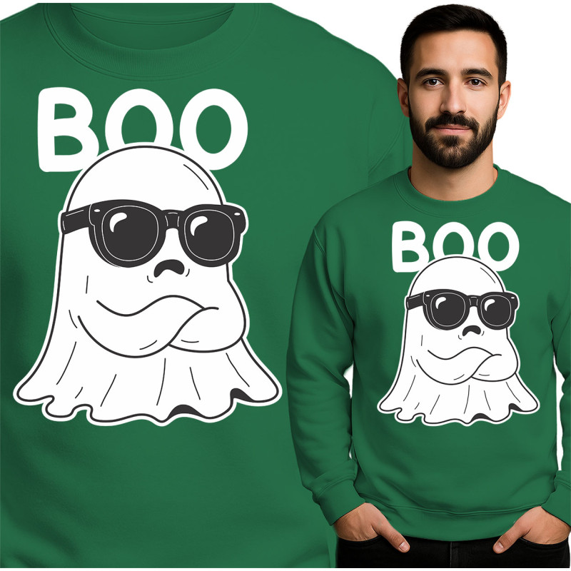 Bluza męska 'Fajna duchem - Boo!'