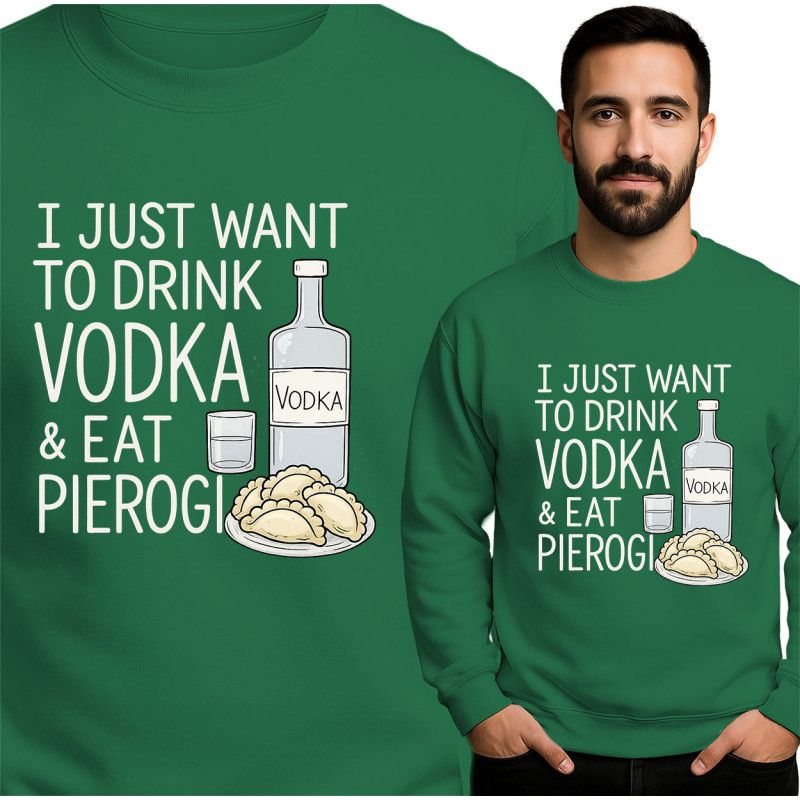 Vodka en Pierogi Sweatshirt