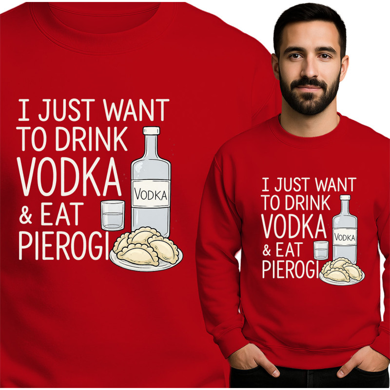 Vodka en Pierogi Sweatshirt