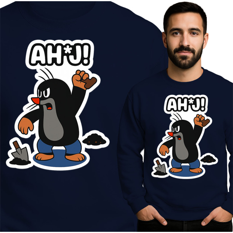 Bluza męska 'śmieszny nadruk'