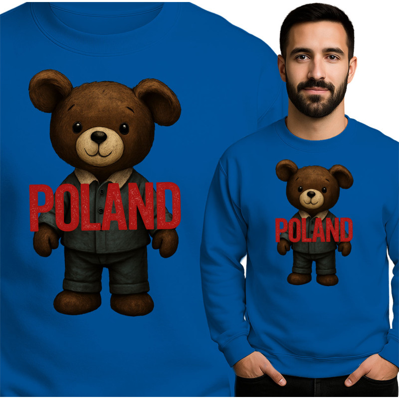 Bluza męska 'Misiem Polska'