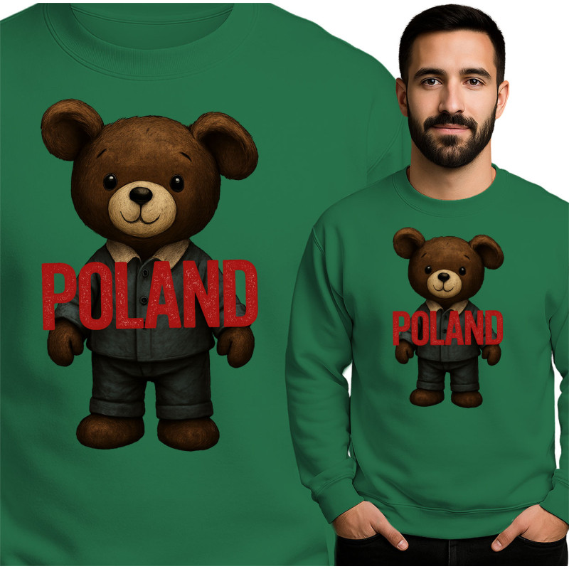 Bluza męska 'Misiem Polska'