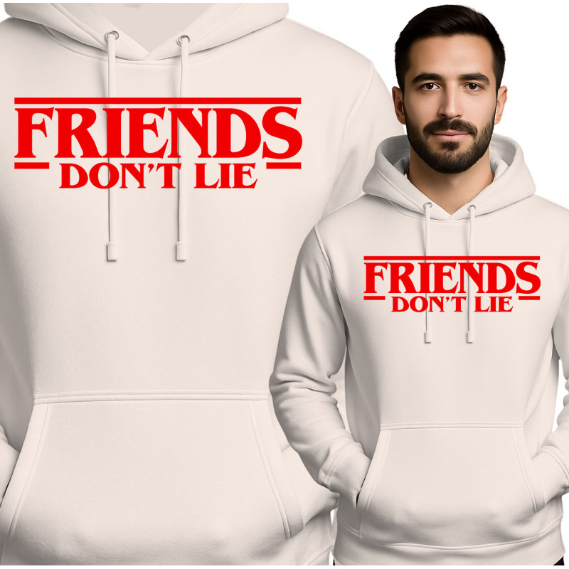Bluza męska 'Friends Don't Lie