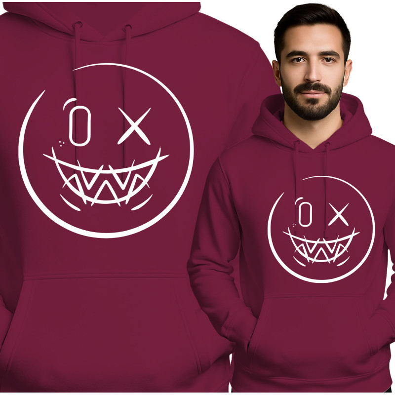 Bluza męska 'uśmiech X/O'
