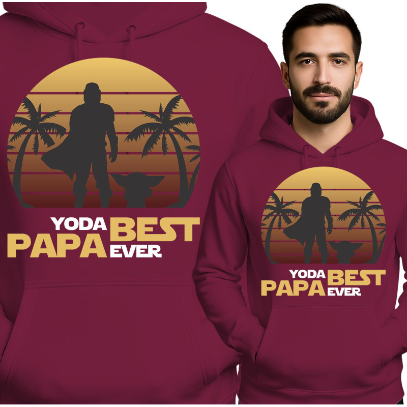 Yoda Best Papa Ever Hoodie