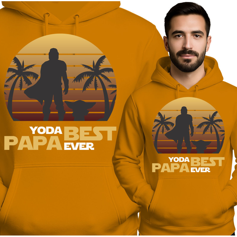 Yoda Best Papa Ever Hoodie