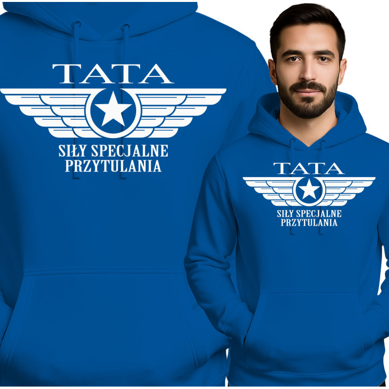 Bluza męska 'TATA SILY SPECJALNE PRZYTULANIA'