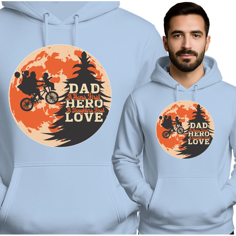 Bluza męska 'A Son's First Hero, A Daughter's First Love'