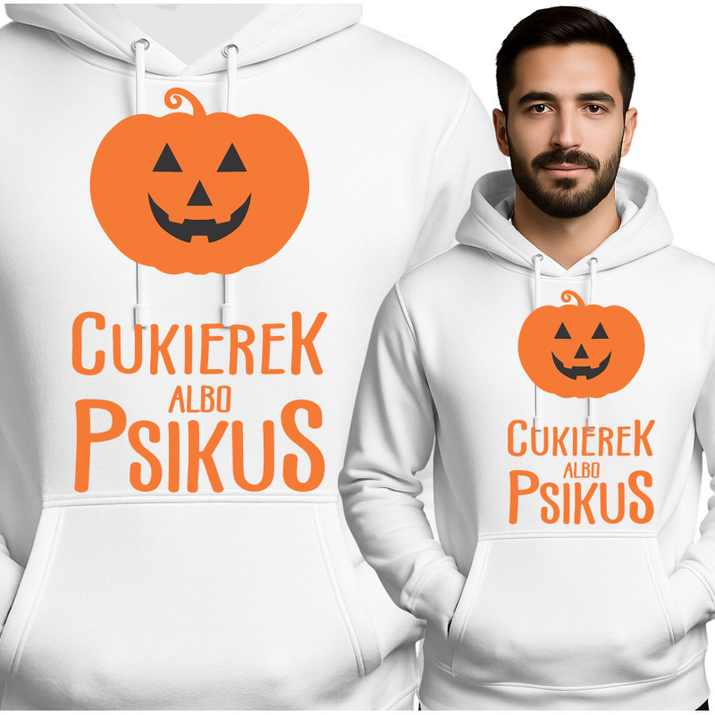 Hippe Halloween Hoodie - Cukierek albo Psikus
