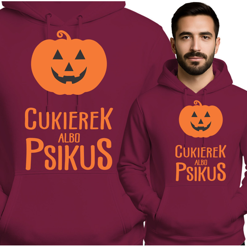 Hippe Halloween Hoodie - Cukierek albo Psikus