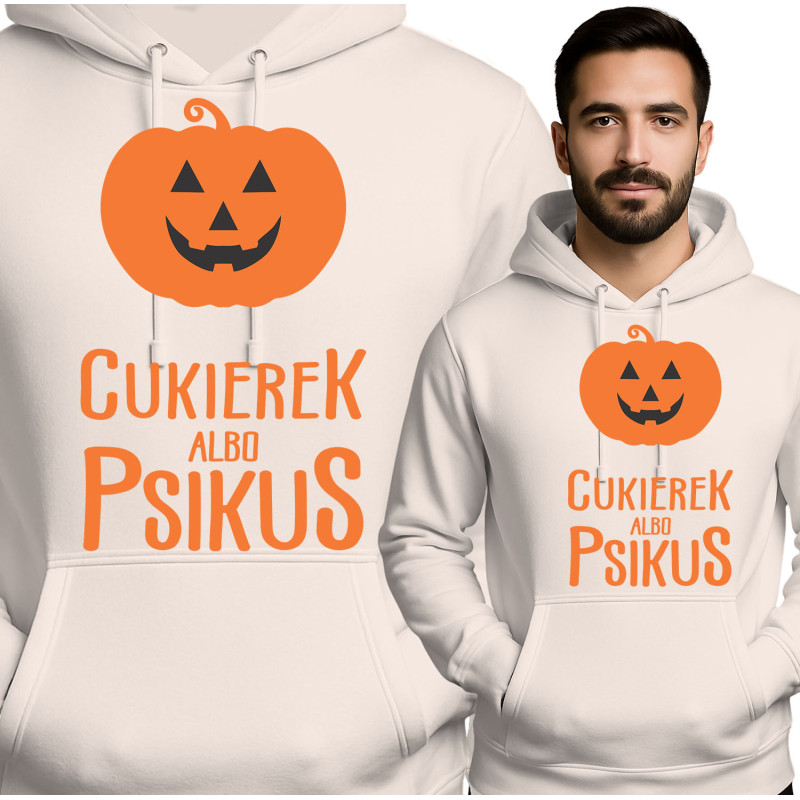 Hippe Halloween Hoodie - Cukierek albo Psikus