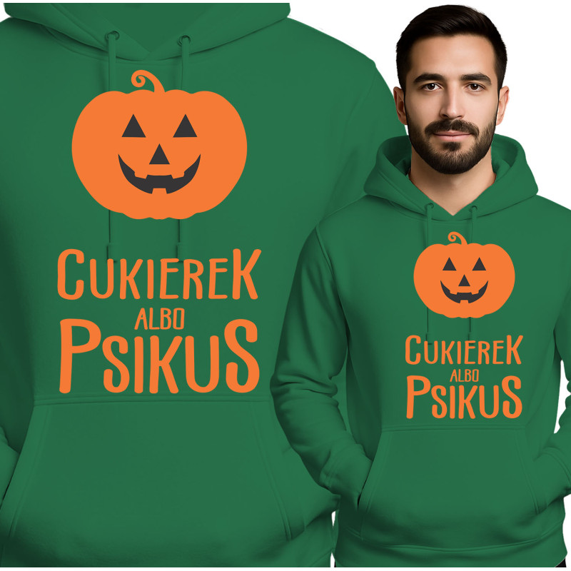 Hippe Halloween Hoodie - Cukierek albo Psikus