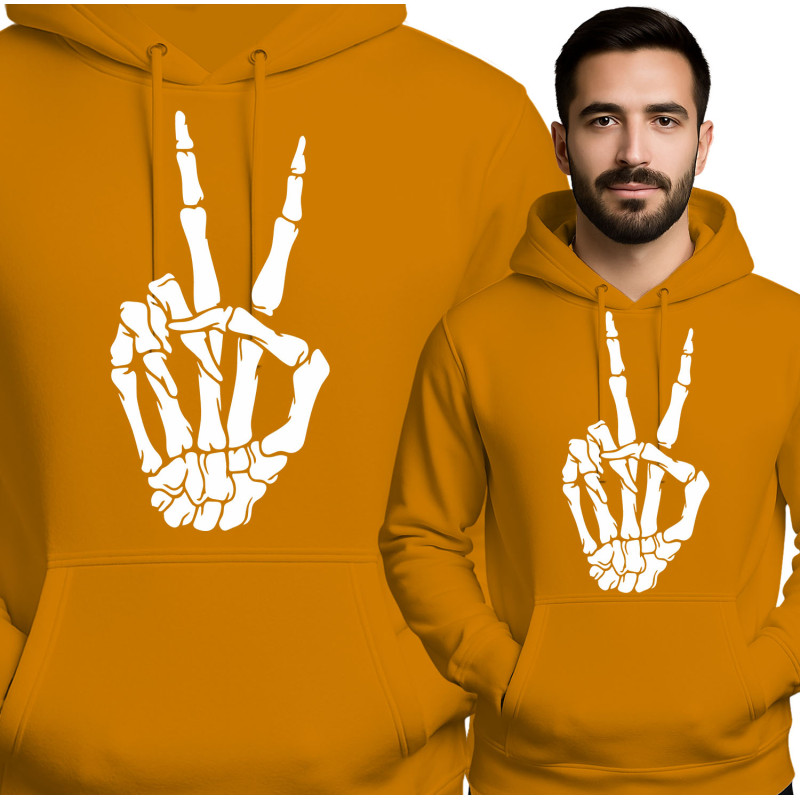 Bluza męska 'symbolem pokoju - szkielety'
