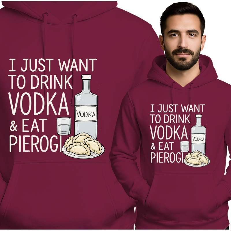 Bluza męska 'Miłośnicy wódki i pierogów'