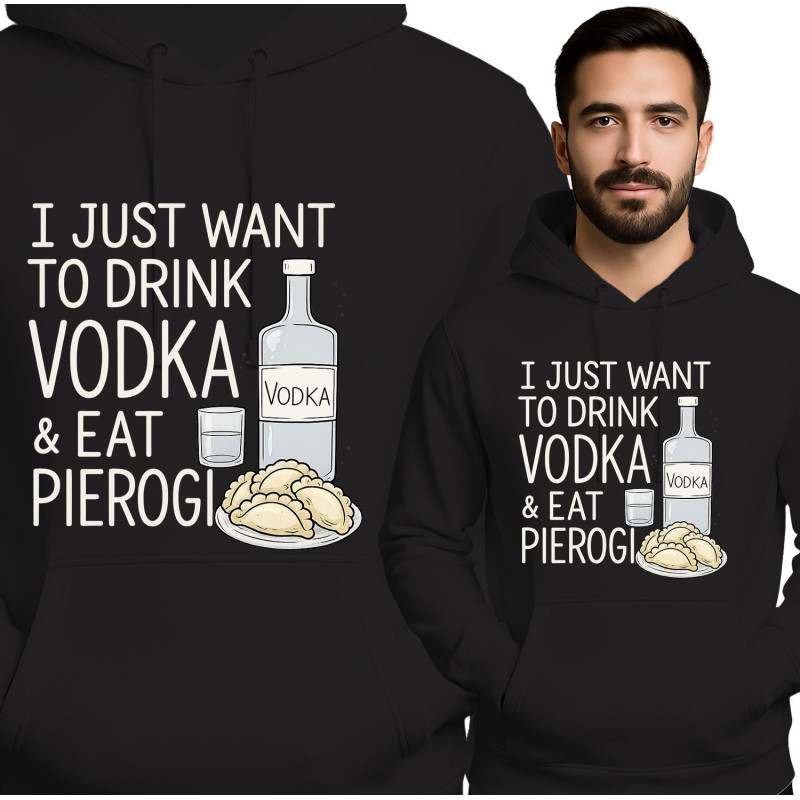 Bluza męska 'Miłośnicy wódki i pierogów'