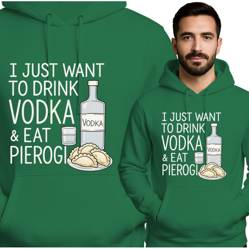 Bluza męska 'Miłośnicy wódki i pierogów'