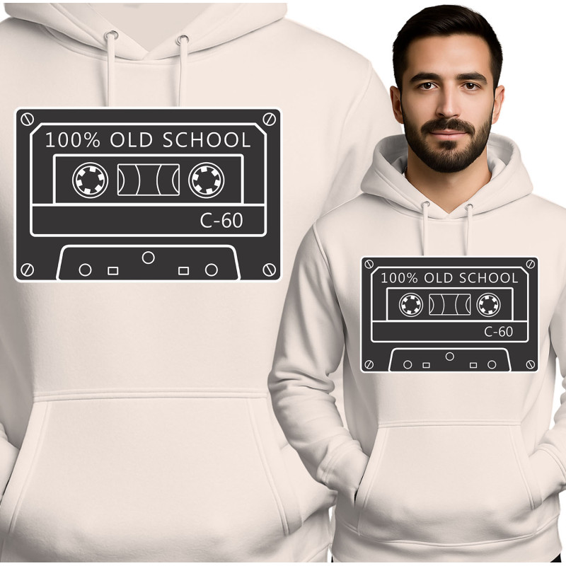 Bluza męska '100% Old School'