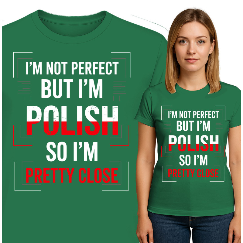 Ik ben niet perfect maar ik ben Pools T-shirt