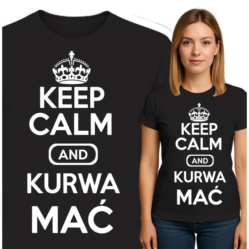 Koszulka damska 'Keep Calm and Eat Bigos'
