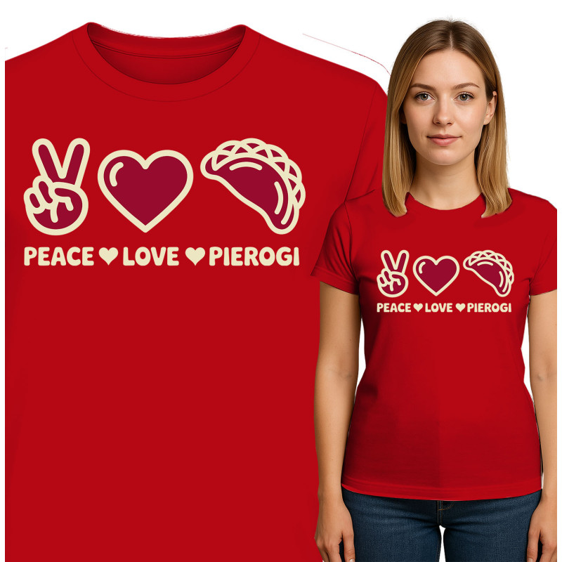 Vrede Liefde Pierogi T-Shirt