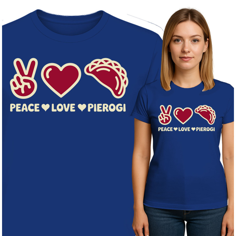 Vrede Liefde Pierogi T-Shirt