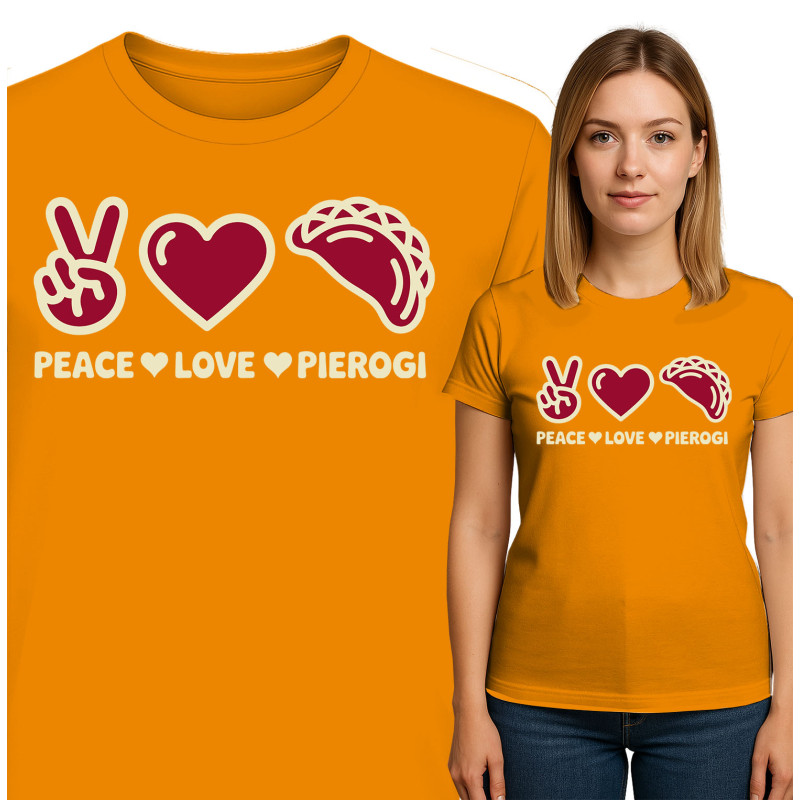 Vrede Liefde Pierogi T-Shirt