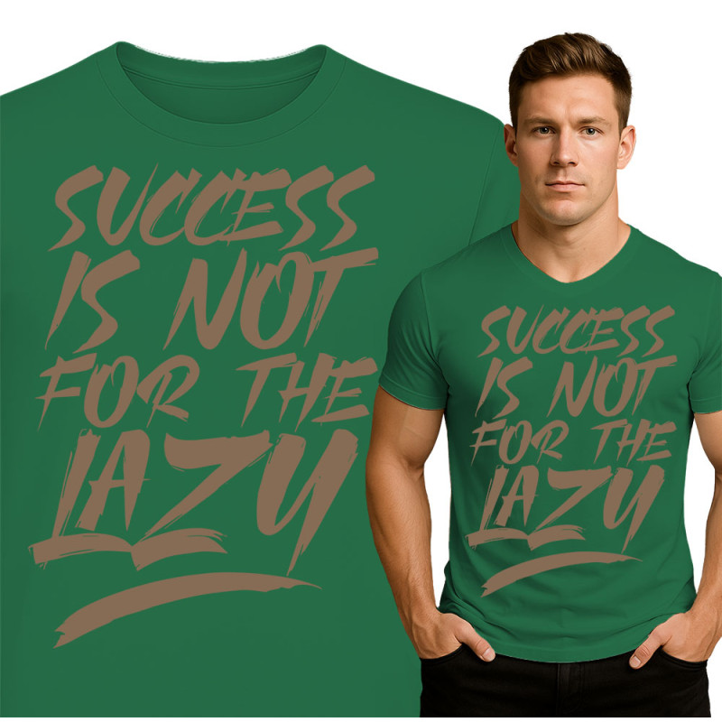 Motivational Gym Tee - Success is Not for the Lazy