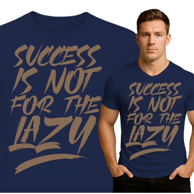 Motivational Gym Tee - Success is Not for the Lazy
