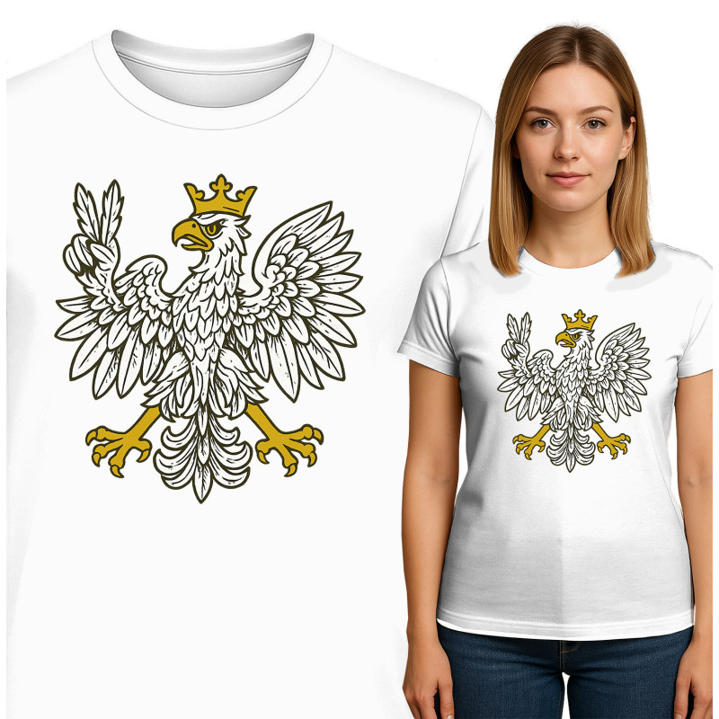 Stijlvol zwart T-shirt met majestueuze adelaarontwerp
