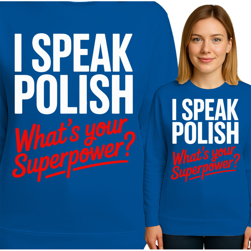 Bluza damska 'I Speak Polish'