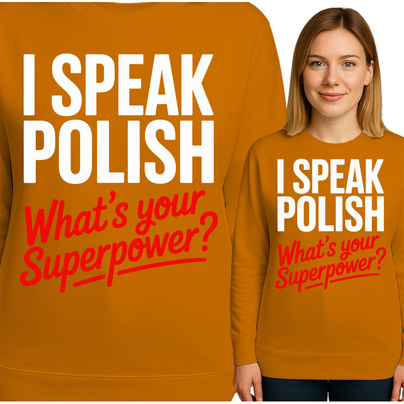 Bluza damska 'I Speak Polish'