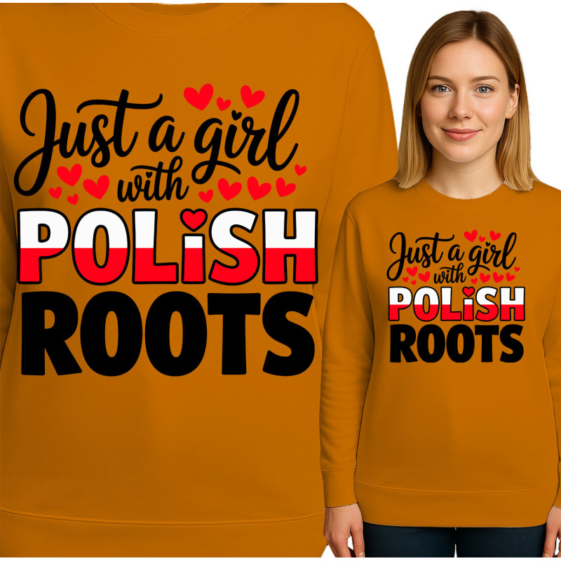 Just a Girl with Polish Roots Hoodie