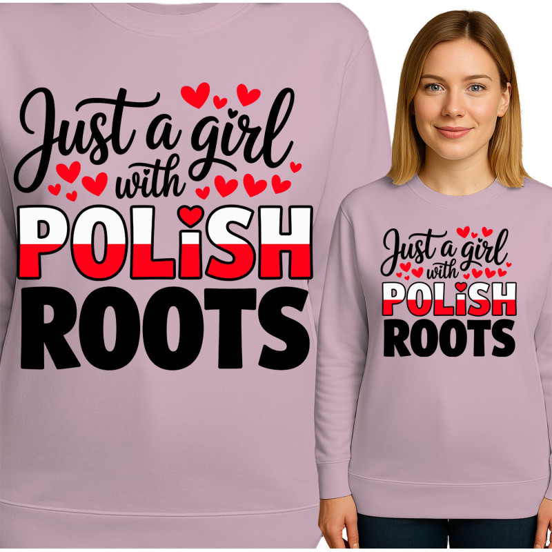 Just a Girl with Polish Roots Hoodie
