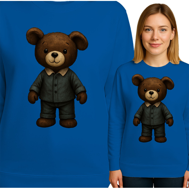 Cute Bear Printed Sweatshirt