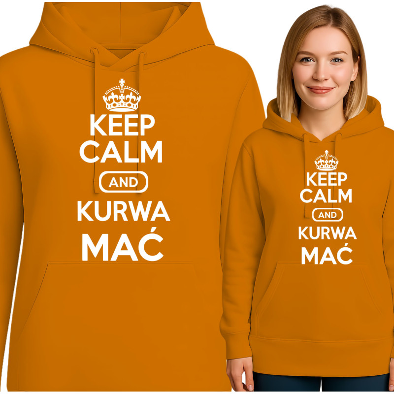 Bluza damska 'Keep Calm i Kurwa Mać'