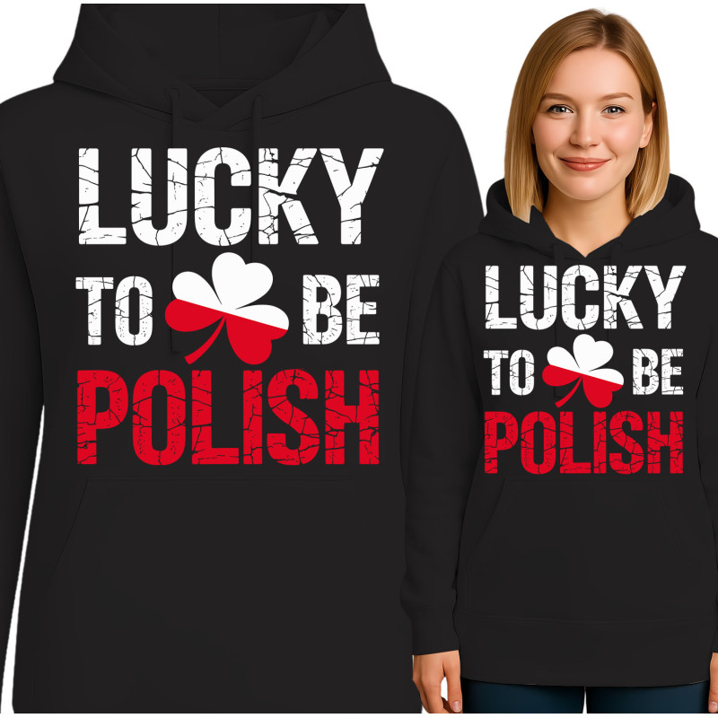 Bluza damska 'Lucky to Be Polish'