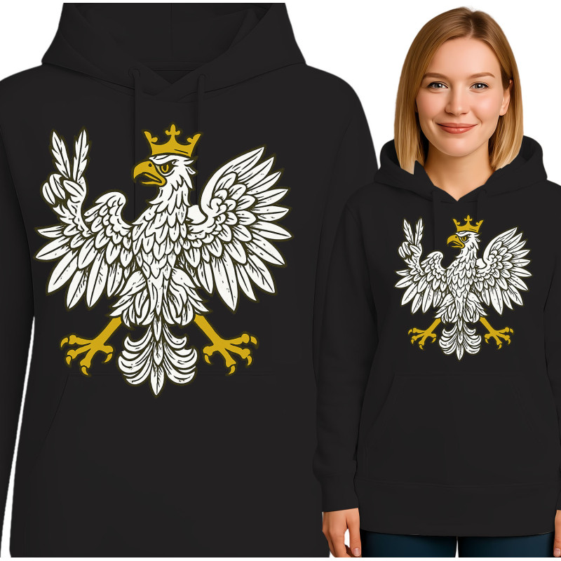 Bluza damska 'polski wzór majestatycznego orła'
