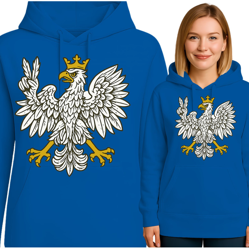 Bluza damska 'polski wzór majestatycznego orła'