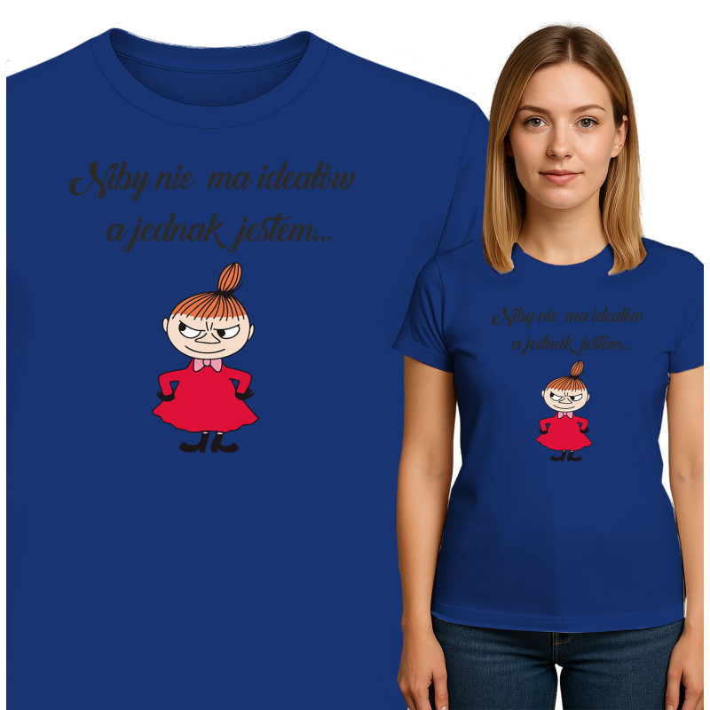 Bluza damska 'Niby nie ma ideatiw a jednak jestem...'