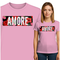 Floral 'AMORE' T-Shirt
