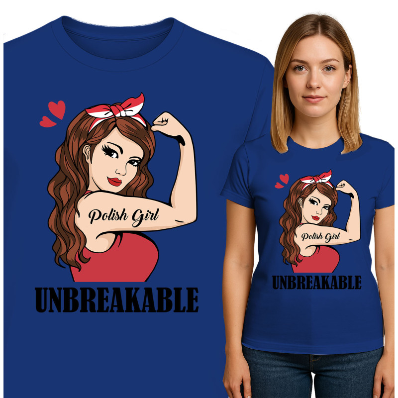 Koszulka damska 'Unbreakable Polish Girl'