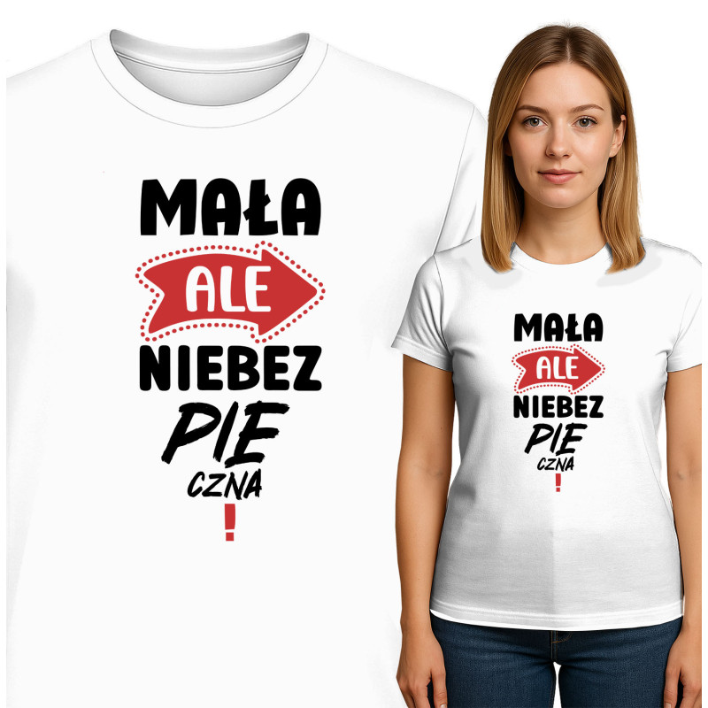 Vrolijke Grafische T-shirt - 'Klein maar Gevaarlijk'