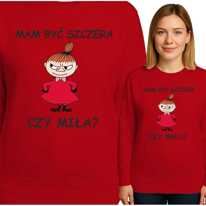 Bluza damska 'Szczera czy Miła?'