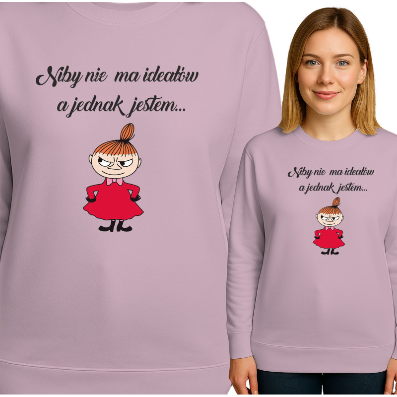 Creatieve Sweatshirt met Inspirerende Quote