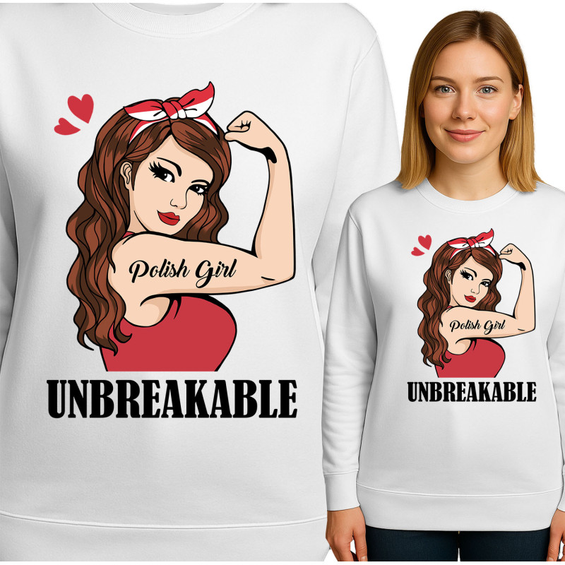 Bluza damska 'Unbreakable Polish Girl'