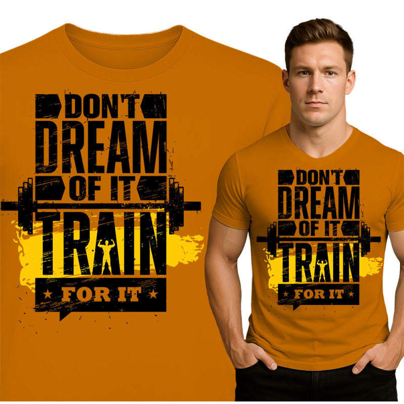 Motivational Gym T-Shirt - Train for It