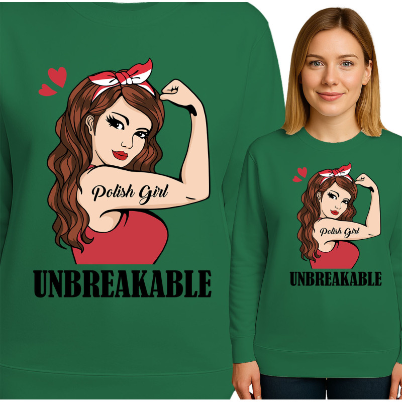 Bluza damska 'Unbreakable Polish Girl'